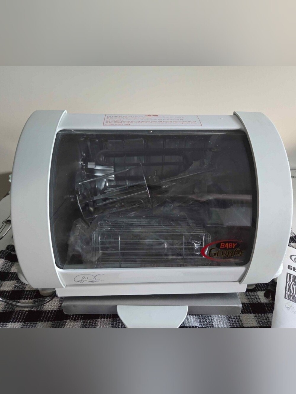 Vintage The Baby George Compact Indoor Rotisserie (model GR59A)